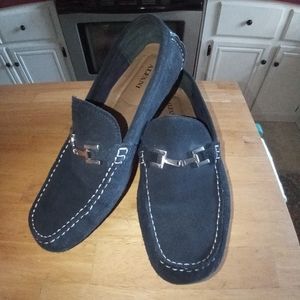Alfani Merry Mens Shoes Penny Loafers Driving Suede Leather Slip On size 11.5